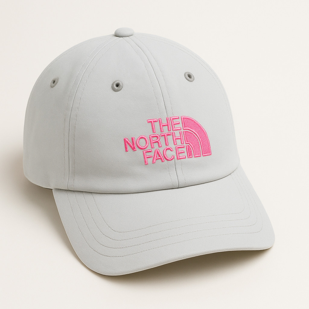 Gorra The North Face Béisbol 5 Paneles Vintage Gris Ajustable Montaña Residente