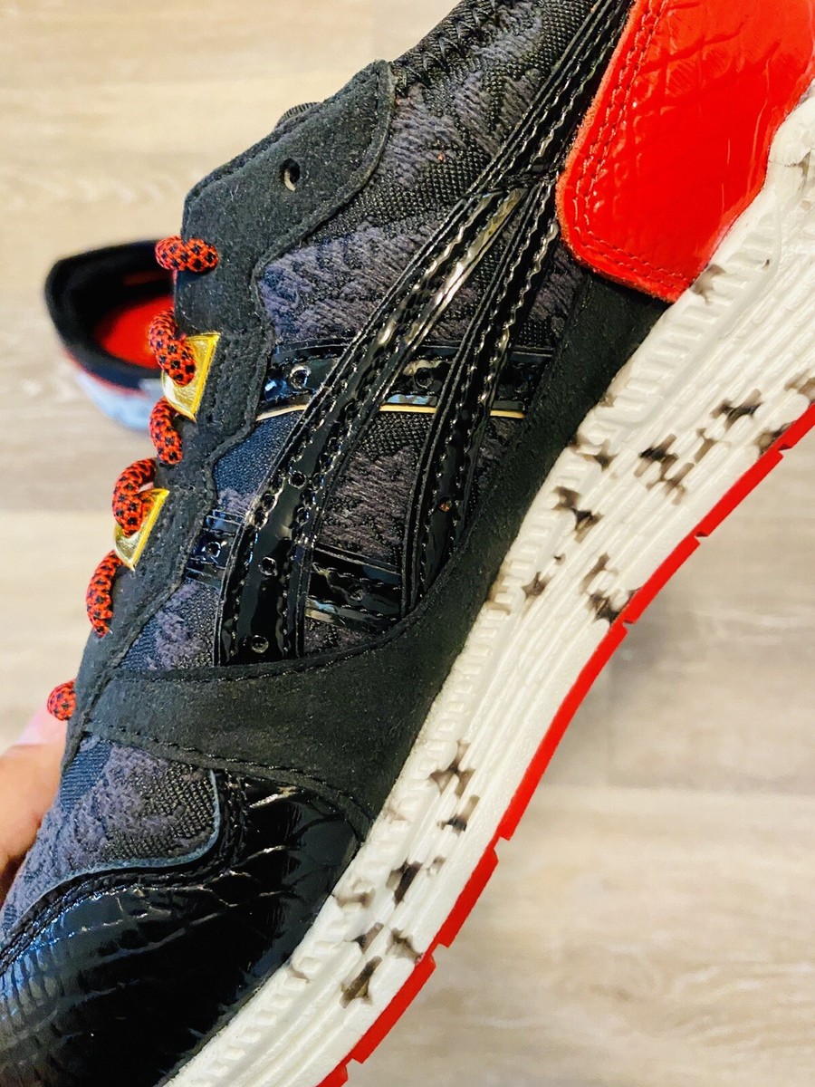 Asics Hyper GEL-LYTE Black Red White 1191A156-001 Men's Size