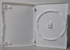 Genuine Amaray Eco-Lite 1-Disc Single 14mm White DVD Replacement Case Shell NEW