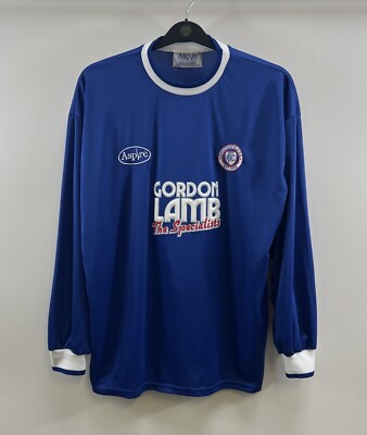 Chesterfield L/S Home Football Shirt 2000/01 Adults Large Aspire