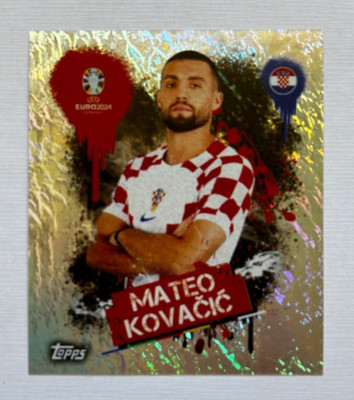 Topps Euro EM 2024 Sticker - CRO 3 Mateo Kovacic RARE Artist