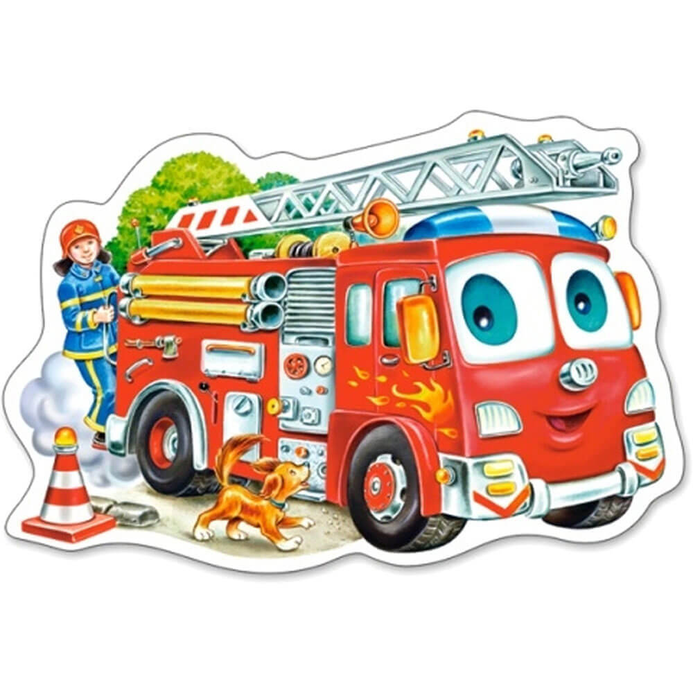 Puzzle Castorland Fire Engine da 15 pezzi di qualità premium, dai 3