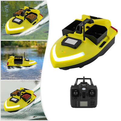 RC Fishing Bait Boat GPS 500m 4 Hours Control Time 12000mAh Cruise Control