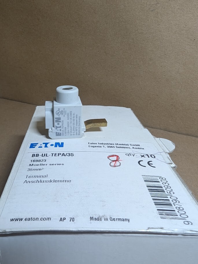 Eaton BB-UL-TEPA/35 Extension Terminal 35mm, 2-14 Awg, 169823 (NEW)