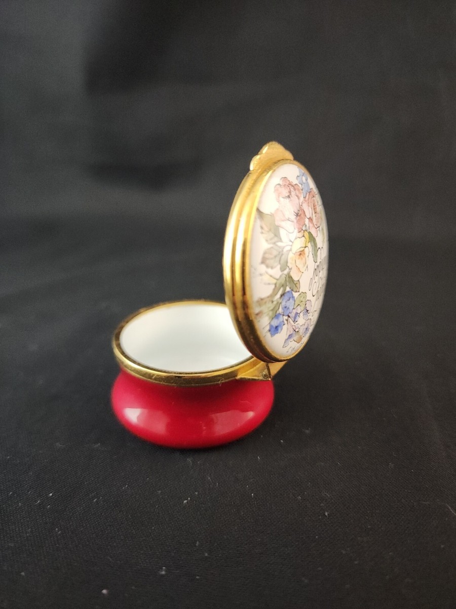 TKS Toye Kenning & Spencer Enamels Trinket Box Happy Birthday