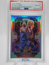 2021 Prizm KYRIE IRVING Silver Variation PSA 10 GEM MINT Team Durant No.99 POP 1