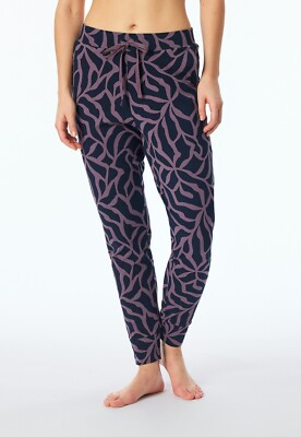 Pantaloni Notte Schiesser Pigiama Donna Pantaloni Lunghi Con Fiocco Comodo Set N