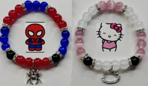 Spider-Man and Hello Kitty Armband einzigartiges Geschenk für Kinder - Bild 1 von 3