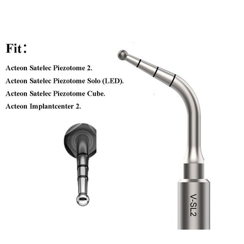 Dental ACTEON Piezotome 2 Cube Ultrasonic Surgery Tips Satelec Piezo Scaler Tips - Picture 143 of 324