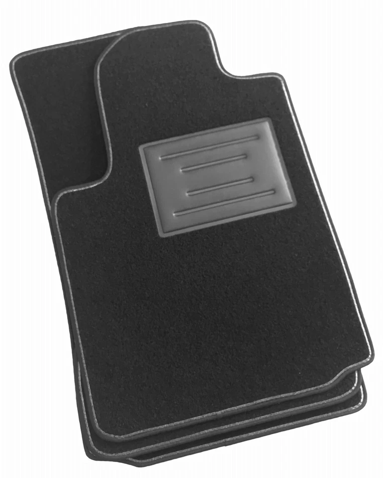 ASC tappetini auto anteriori 2pz Citroen C2 dal 2003 al 2009 I serie +battitacco - Immagine 2 di 4