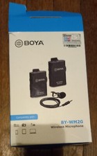 BOYA Digital Wireless Microphone Kit Transmitter Dual Channel BY-WM2 2.4 GHz