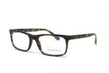 Burberry men's Eyeglasses Rectangle Frame BE2240 3280 Green Havana 55mm NEW 