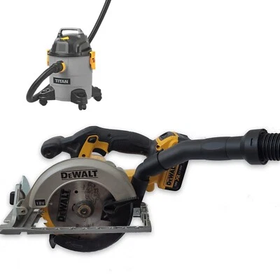 TOOL MOD SHOP Titan TTB774 Staubsauger Adapter für Dewalt DCS391 18V Kreissäge