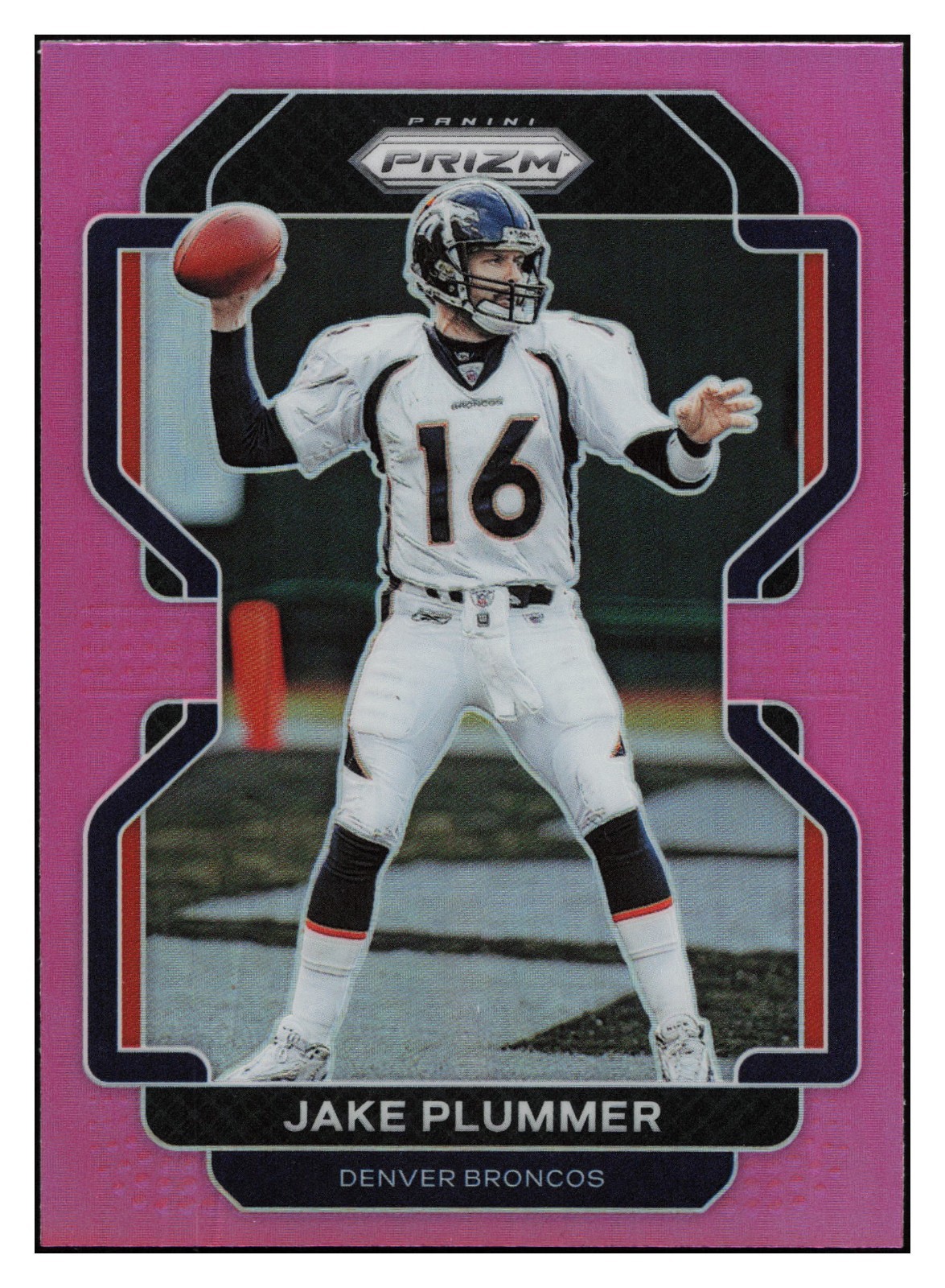 2021 Panini Prizm Jake Plummer Pink Prizm Card #207