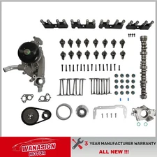 Engine Rebuild Kit w/ Camshaft Oil Water Pump Timing For Chevy GMC 5.3L 05-14