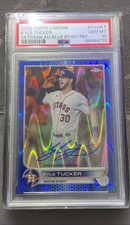 22’ Topps Chrome Veteran Auto Kyle Tucker #CVA-KT Blue RayWave Refractor /150