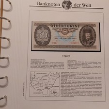 Banknoten der welt - Ungarn  50 Forint 1989 - Kassenfrisch, UNC Banknoten