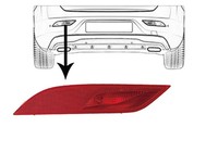Nebelschlussleuchte Van Wezel 5909929 FüR V40 Volvo 525 Cross Country 526 Drive
