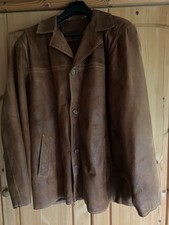 Lederjacke Herren Gr. 54, Wildleder