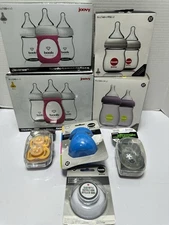 Baby Bottle Gift Set Joovy Boob Set Glass And Plastic Assortment Pacifier Binky