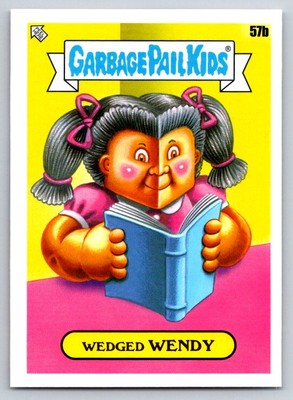 2022 Topps Garbage Pail Kids: Book Worms #57b Wedged Wendy