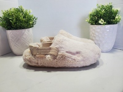 Nike Calm Mule Slide Fur Sand Drift White FZ3119-100 Women s Size 11   New