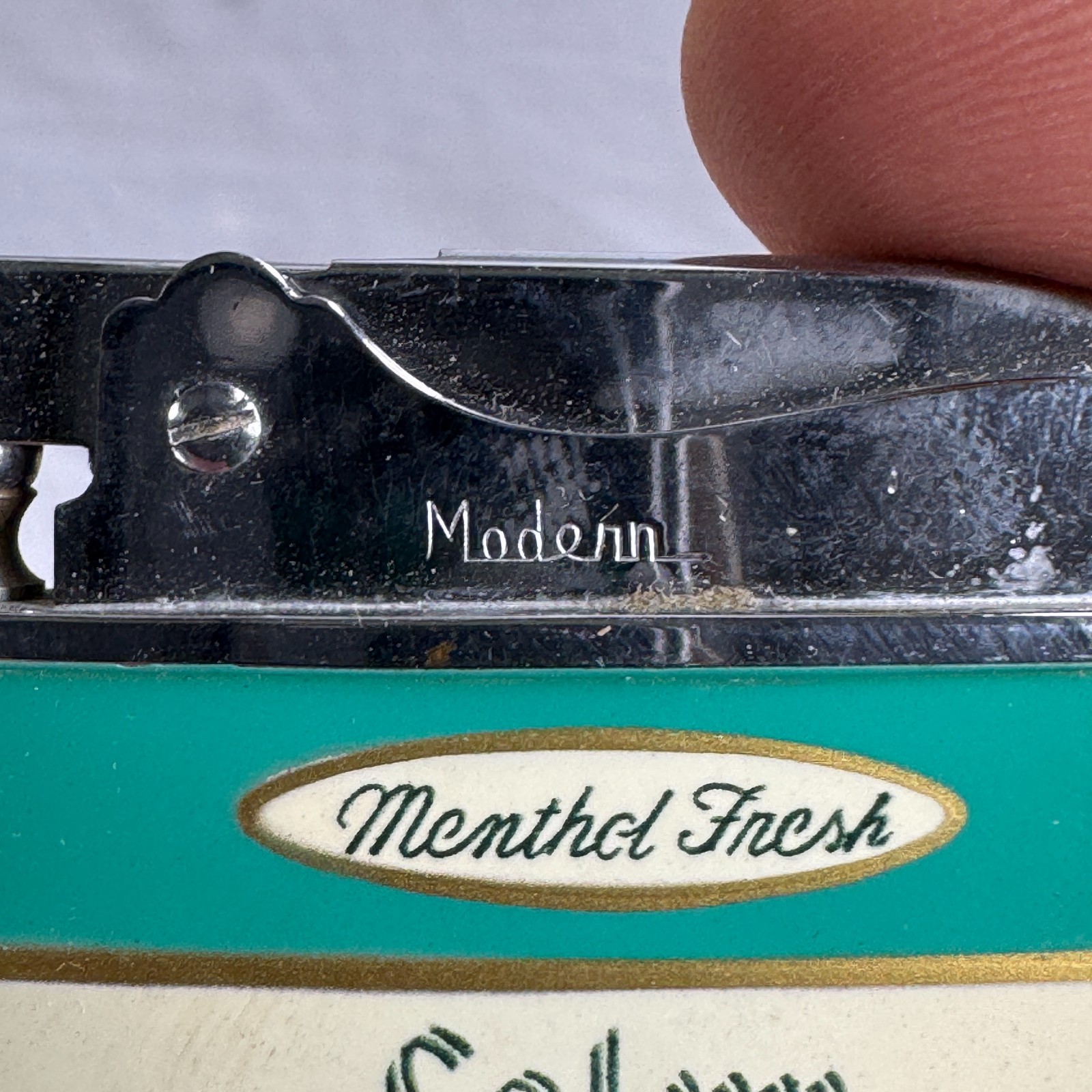 Vintage Salem Menthol Fresh Cigarette Pack Lighter “Modern” H.M.C Japan w/ Box thumbnail 6