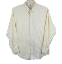 Brooks Brothers Extra Slim Fit Oxford Long Sleeve Dress Shirt Men's 16.5-33