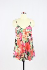 Vintage VICTORIA'S SECRET Gold Label Floral Sheer Chiffon Babydoll, Size S