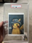 PSA 10 Pokemon Van Gogh Pikachu Grey Felt Hat Museum Exclusive Post Card
