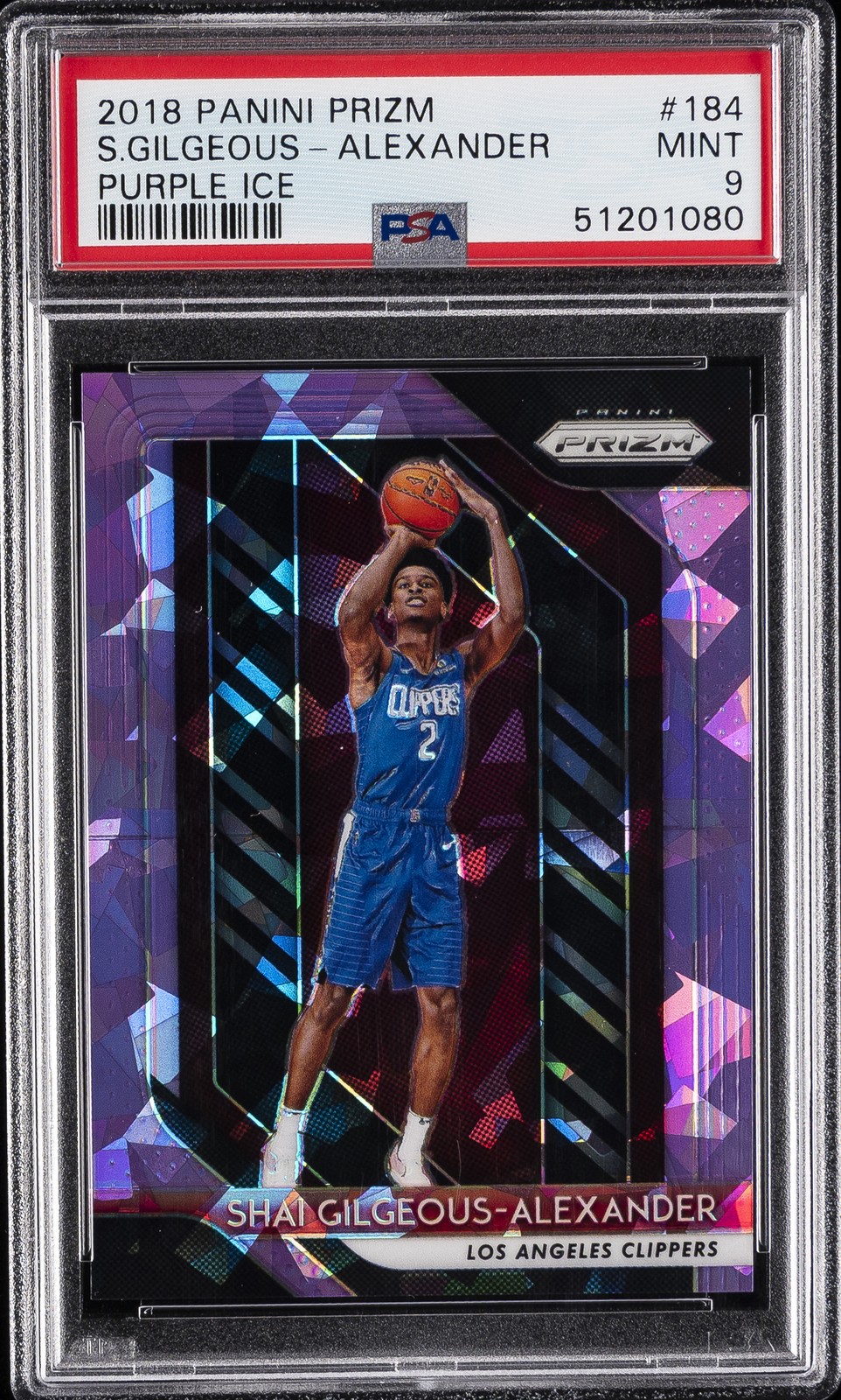 Shai Gilgeous-Alexander Purple Ice Prizm #184