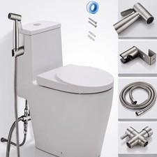 Handheld Bidet Sprayer Kit for Toilet Stainless Steel Bathroom Attachment