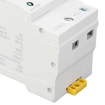 Dual Power Auto Transfer Switch 2P 63A Millisecond Switching Power Transfer NEW