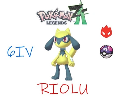 Shiny Alpha Riolu 6IV Master Ball | Pokemon Legends Z-A ZA