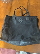 Tory Burch Black Large Tote Bag Nylon