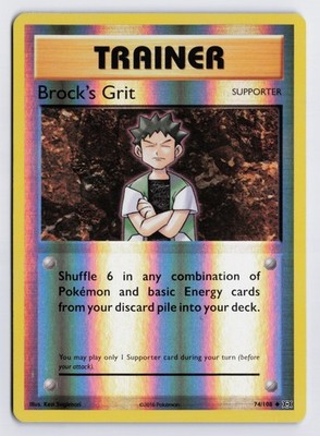 Brock's Grit - EVO #74/108 XY - Evolutions Uncommon Reverse Holo LP