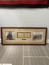 1931 Orville Wright First Flight Signed Bank Check Aviator Custom Framed