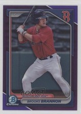 2024 Bowman Chrome Prospects Purple Refractor /250 Brooks Brannon #BCP-95 0rj8