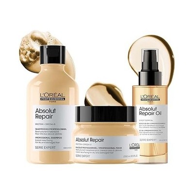 L'Oréal Professionnel Absolut Repair Shampoo, Mask & Serum