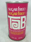 vintage TAB SUGAR FREE Soda pop can straight steel Coca Cola product