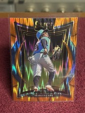 2025 Panini Select - Concourse Starlyn Caba #39 Orange Flash Prizm (RC)