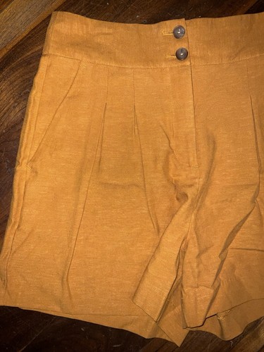 Worthington, High Rise, Linen Blend, Shorts, Women’s Size 8, NWT, 4” Inseam - Picture 3 of 6