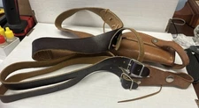 Smith & Wesson 23 62 Shoulder Holster Brown Leather Right With Vertical Straps