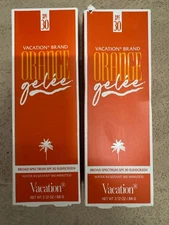 2x Vacation Brand Orange Gelee SPF 30 Broad Spectrum Sunscreen Gel 3.12oz 10/26