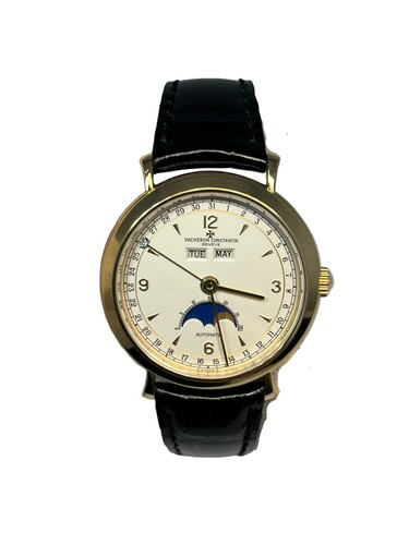 Vacheron Constantin Historiques Triple 18k Yellow Gold Men's Watch, 47050/000J-4