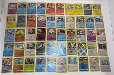 Pokemon Go Mixed Lot Of 50 Cards, Reverses, Holos  (1V)