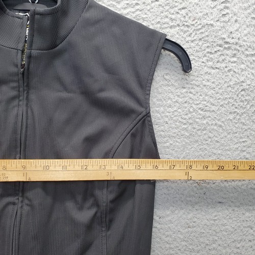 Zero Restriction Golf Performance Vest Women M Black Mock Neck Sleeveless Zipper - 第 4/6 張圖片