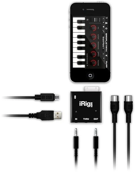 IK Multimedia iRig Interfaccia MIDI per iPhone/iPod touch/iPad (2012) - Immagine 2 di 4