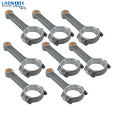 6.000 2.100 .927 Forged 5140 I Beam Connecting Rods Set For Chevy Sbc 350
