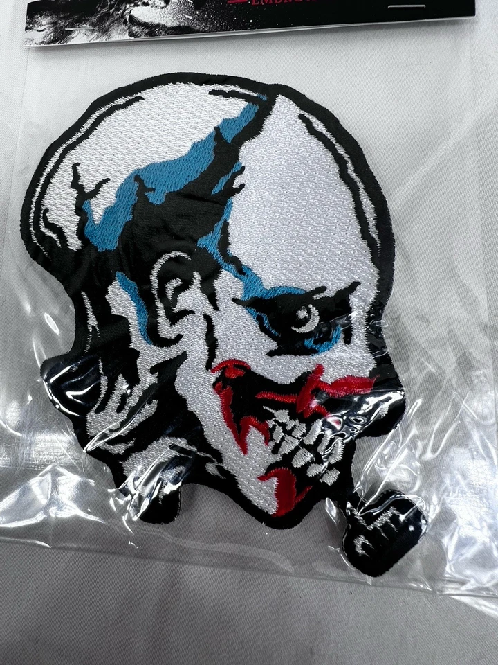 Scary Stories To Tell The Dark Sew On Embroidered Patch Halloween Skeleton Head - Image 2 of 4